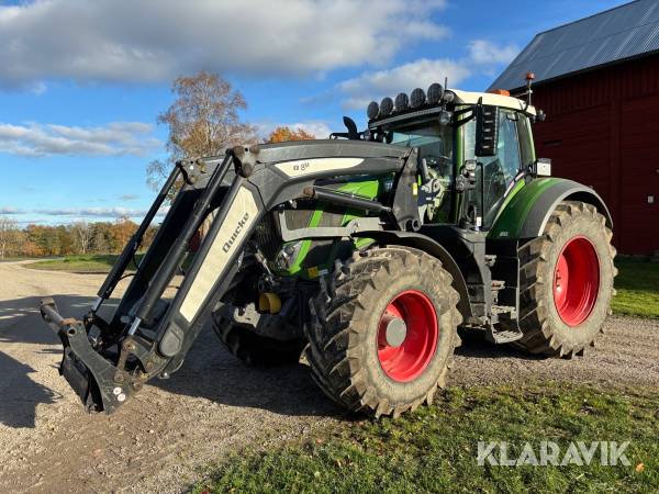 Traktor Fendt 828 Vario med frontlastare