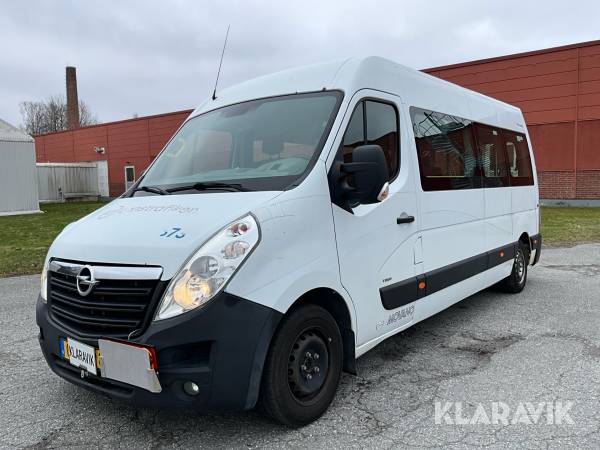Färdtjänstbuss klass1 Opel Movano 2,3 CDTI med luftfjädring och lastramp