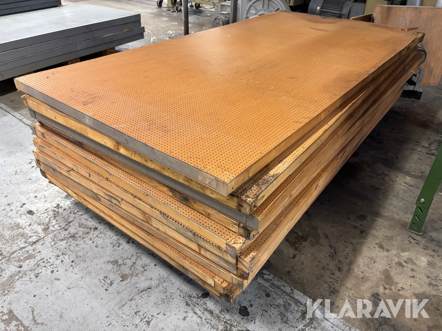 Ljudisolerande vägg trä 10st