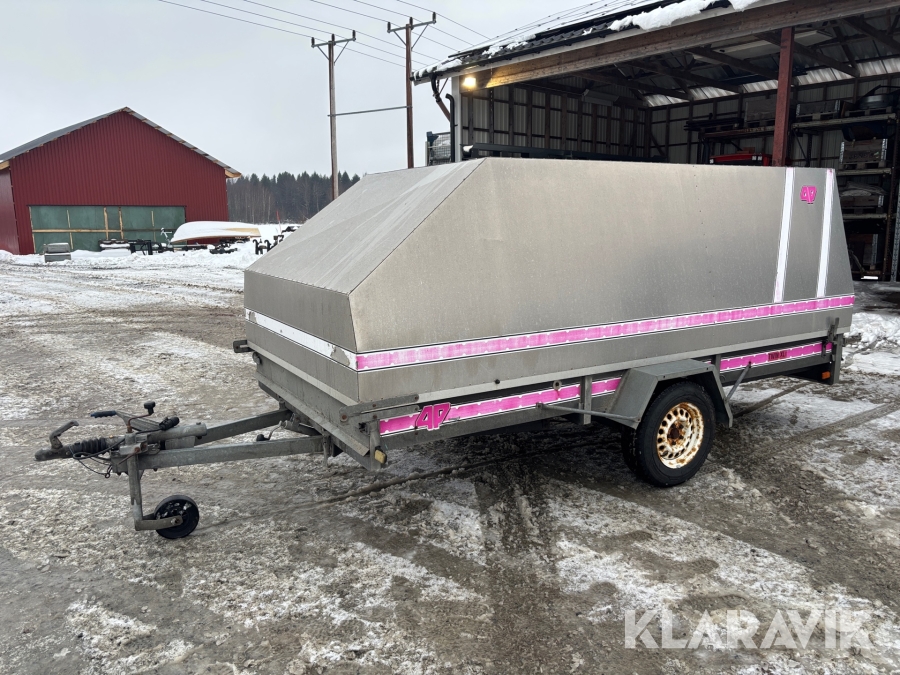 Skotersläp 4P Twin XL