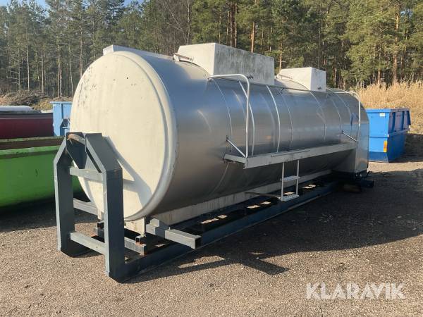 Mjölktank Wedholm 13m3 på lastväxlarflak