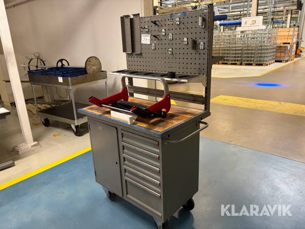 Arbetsbänk Gigant på hjul