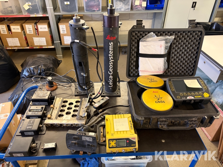 Grävsystem Leica Icon komplett 3D med ICP41, GPS 80 samt CGA 60