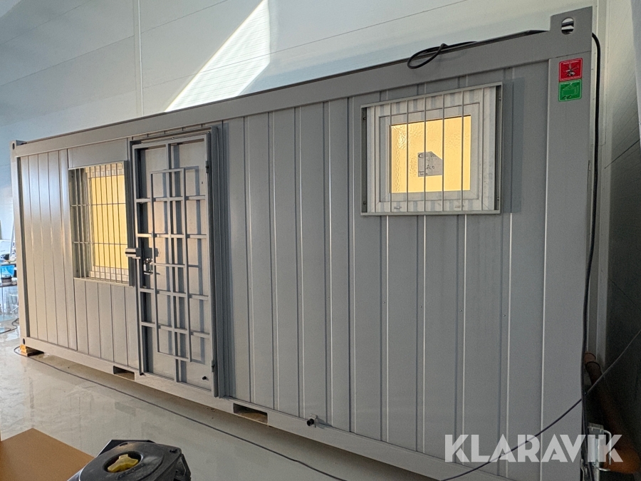 Stålmodul Bod börsen 20 fot med wc & pentry