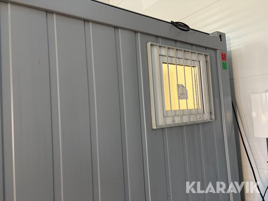 Stålmodul Bod börsen 20 fot med wc & pentry