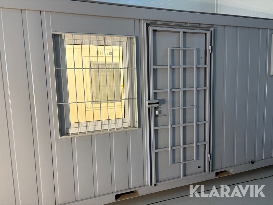 Stålmodul Bod börsen 20 fot med wc & pentry