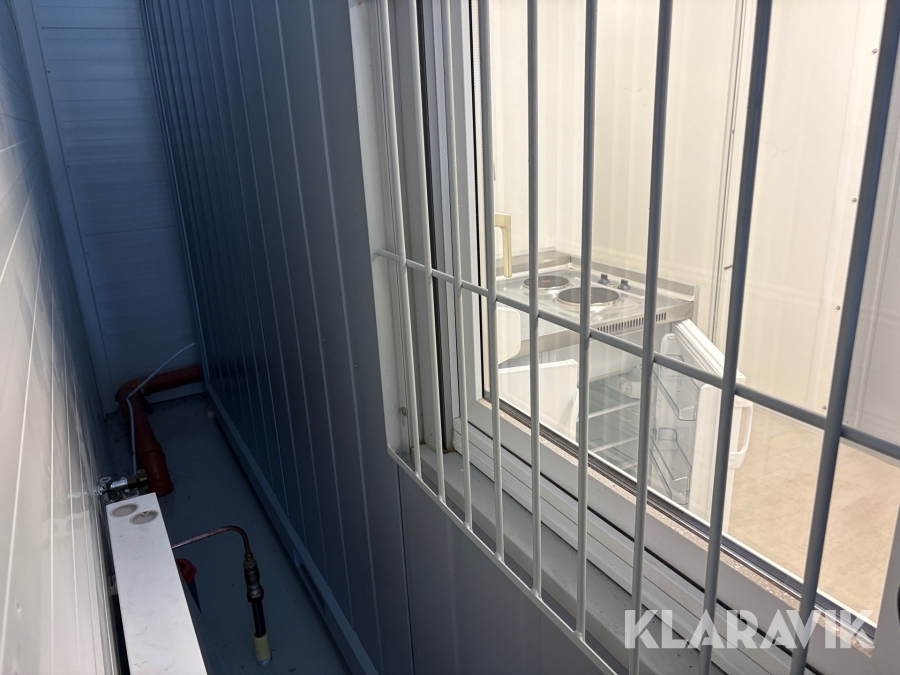 Stålmodul Bod börsen 20 fot med wc & pentry