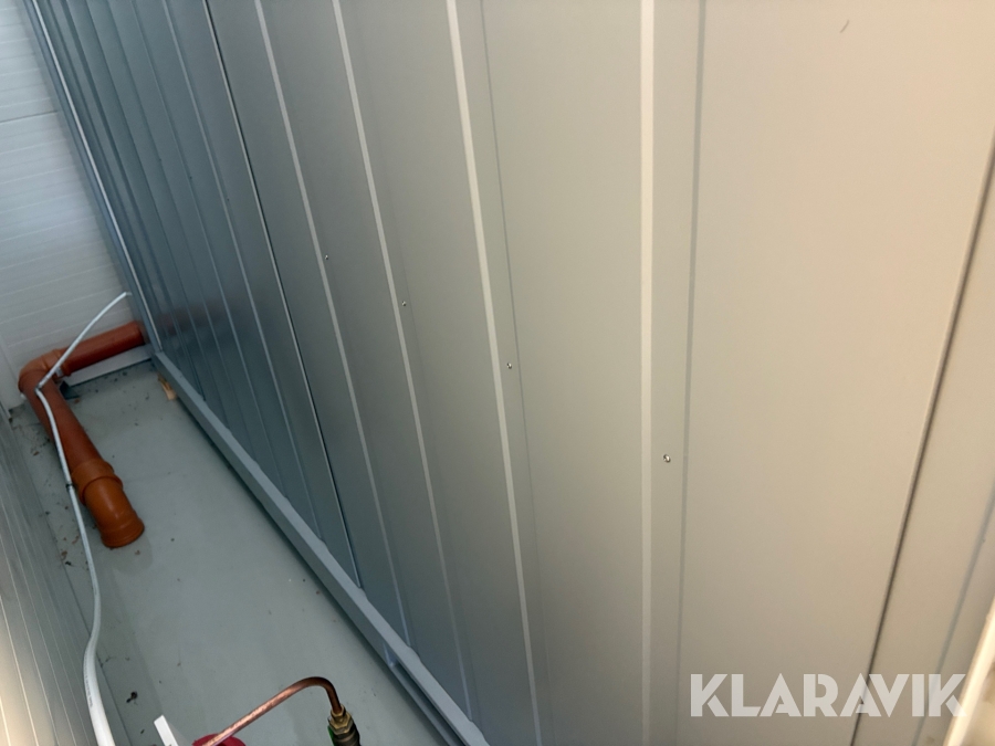 Stålmodul Bod börsen 20 fot med wc & pentry