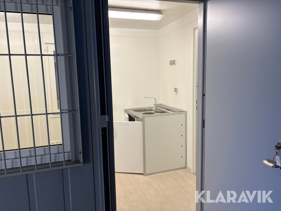 Stålmodul Bod börsen 20 fot med wc & pentry