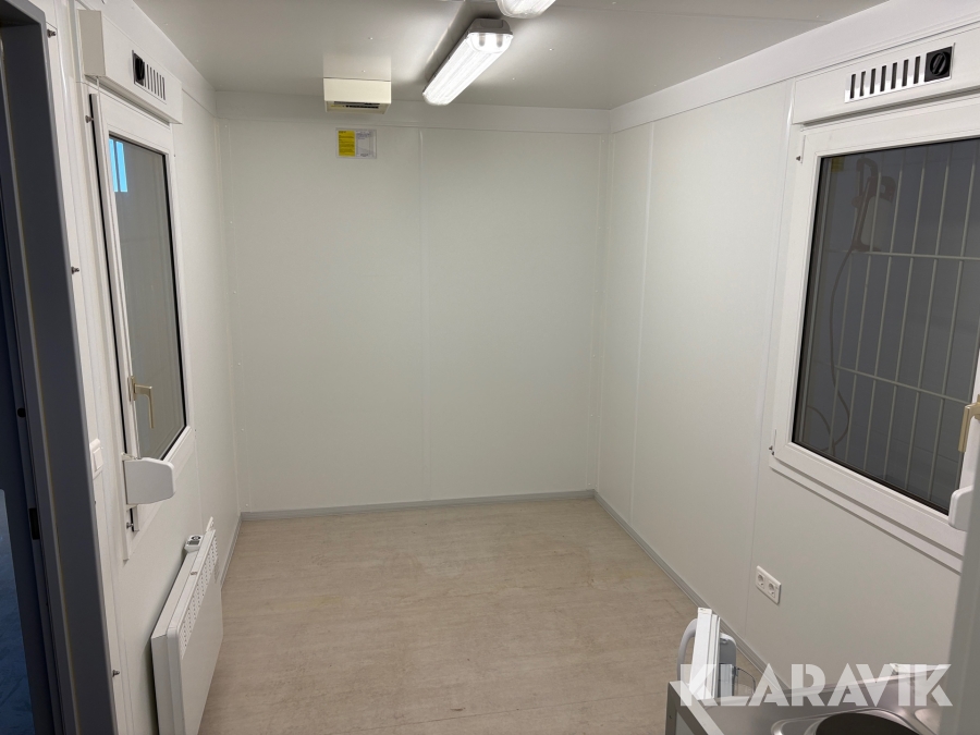 Stålmodul Bod börsen 20 fot med wc & pentry