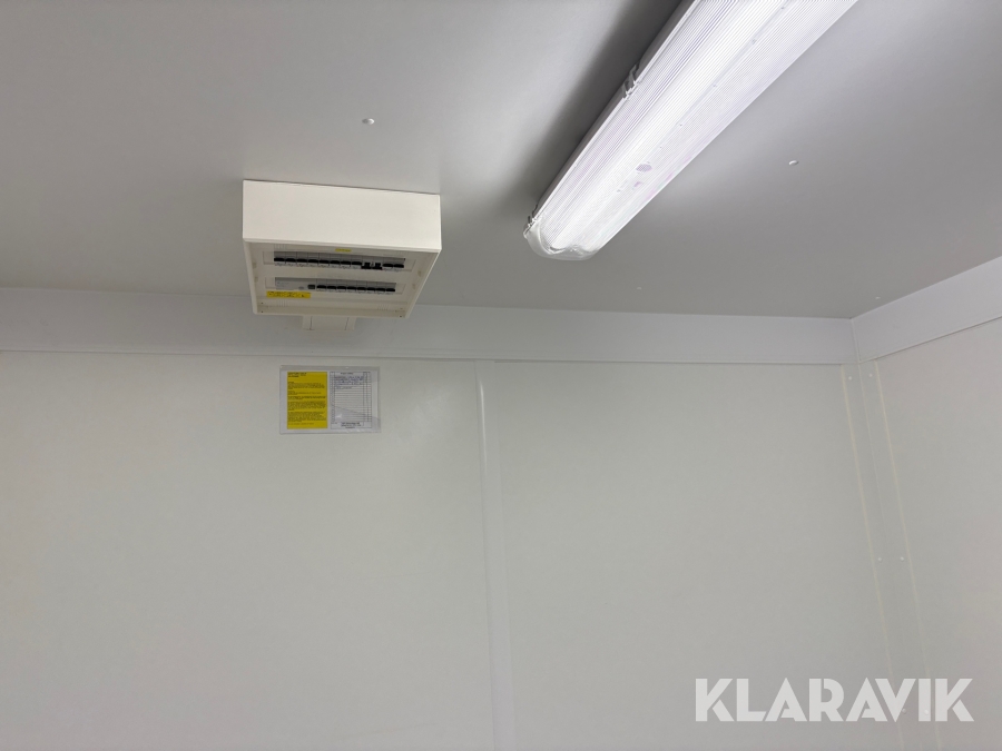 Stålmodul Bod börsen 20 fot med wc & pentry