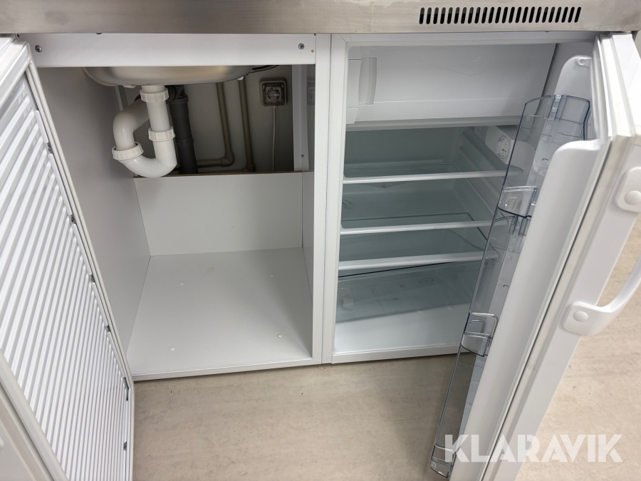 Stålmodul Bod börsen 20 fot med wc & pentry