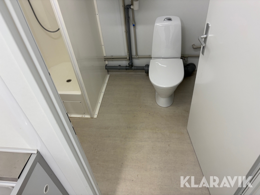 Stålmodul Bod börsen 20 fot med wc & pentry