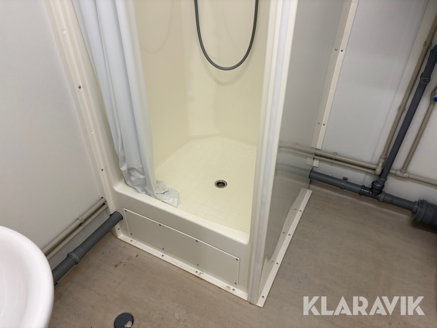 Stålmodul Bod börsen 20 fot med wc & pentry