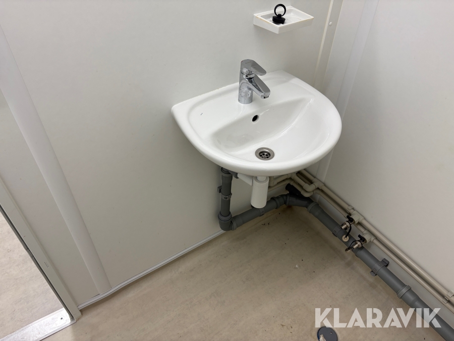 Stålmodul Bod börsen 20 fot med wc & pentry