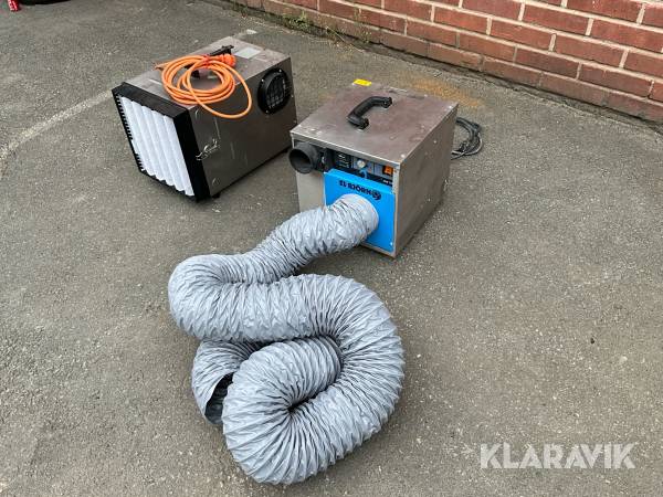 Avfuktare El-Björn, dustcontrol ASE 300, Aircube500