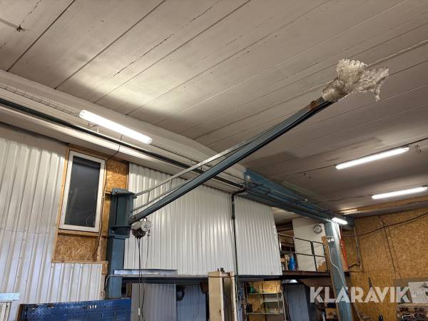 Väggsvängkran 4m/200kg