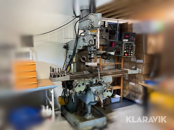 Fräs universal Supermax YCM-2GS med många tillbehör