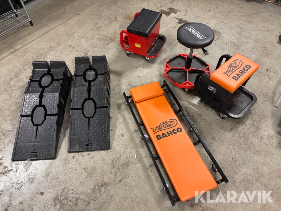 Diverse garagetillbehör