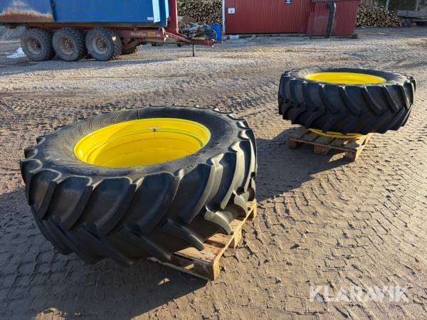 Dubbelmontage Mitas 540/65R34 med Stockspännare 2 st