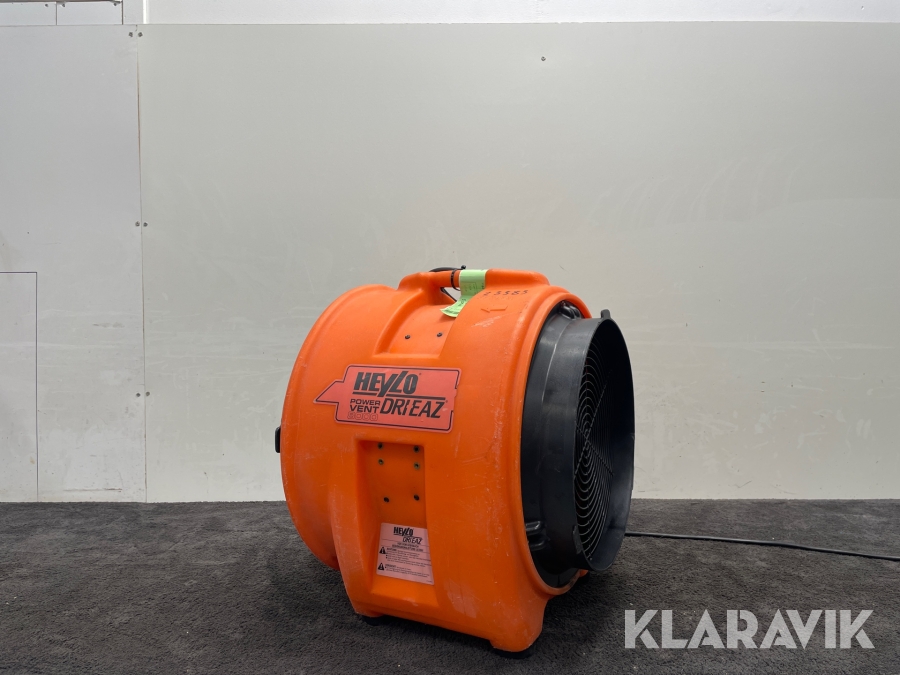 Fläkt ventilation Heylo PV8000