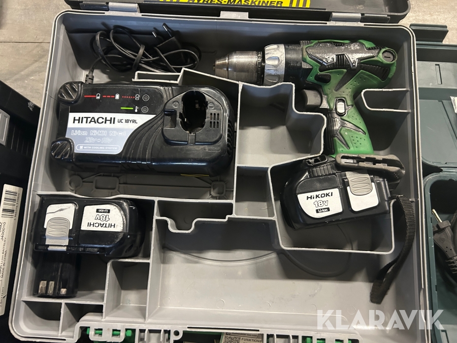 Borrskruvdragare Hitachi DS 18DBL