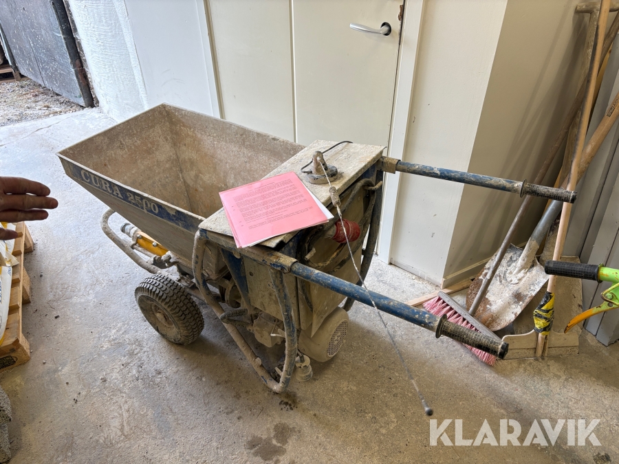 Murbrukspump/brukspump Cura 2500