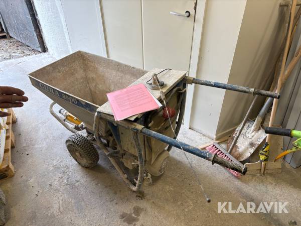 Murbrukspump/brukspump Cura 2500