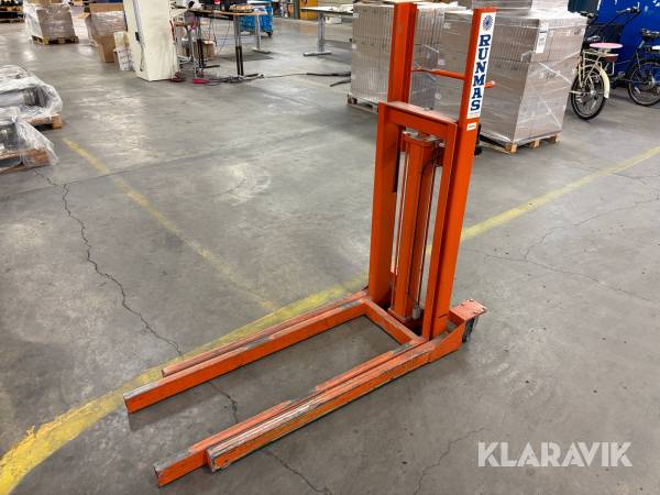 Materiallyft Runmas tryckluftsdriven
