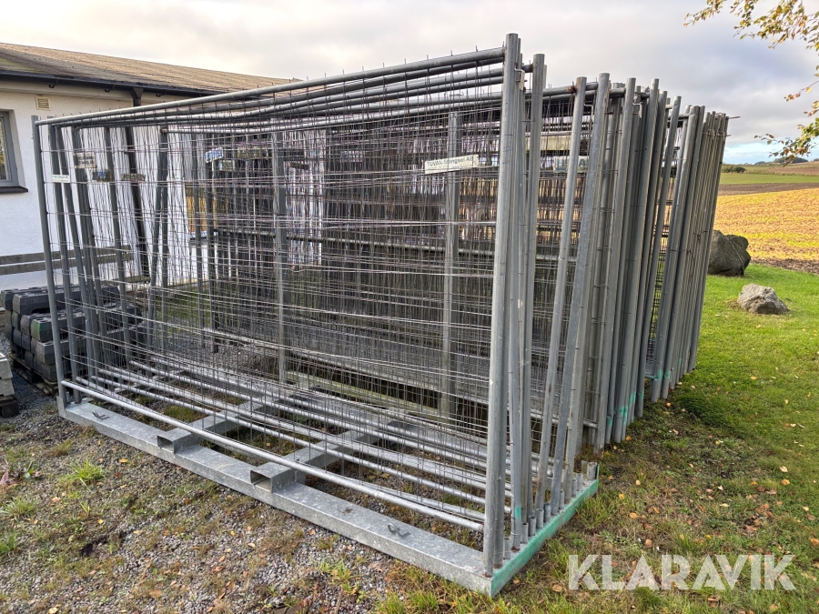 Byggstaket 350 cm - 58 st