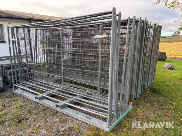 Byggstaket 350 cm - 58 st