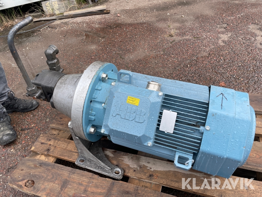 Elmotor med hydraulpump ABB