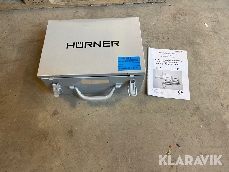 Skrapverktyg Hurner för plaströr