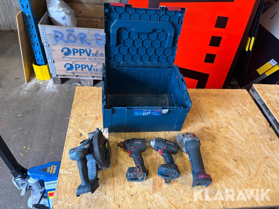 Verktygspaket Bosch 4 st maskiner