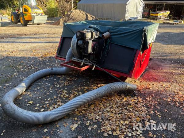 Lövcontainer med lövsug Stora BM