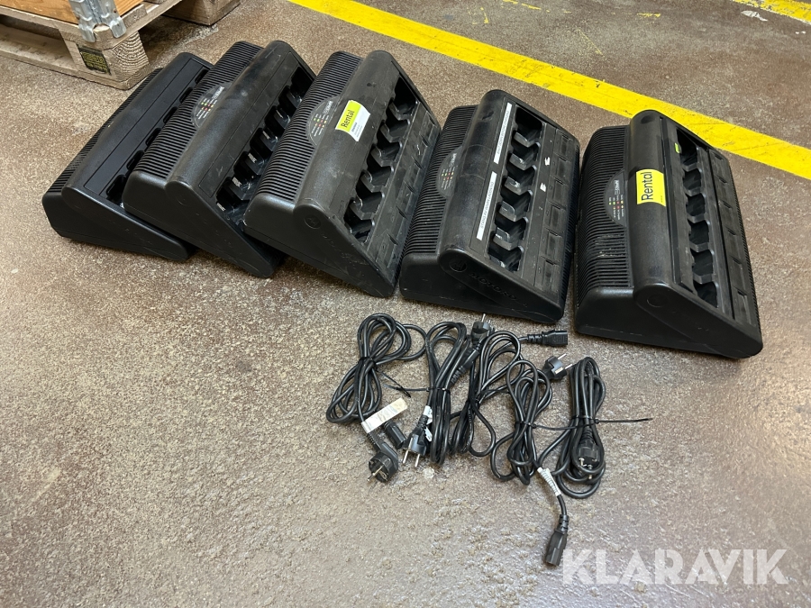 Laddare till Komradio Motorola DP3400/DP4400 5 st 6-fack