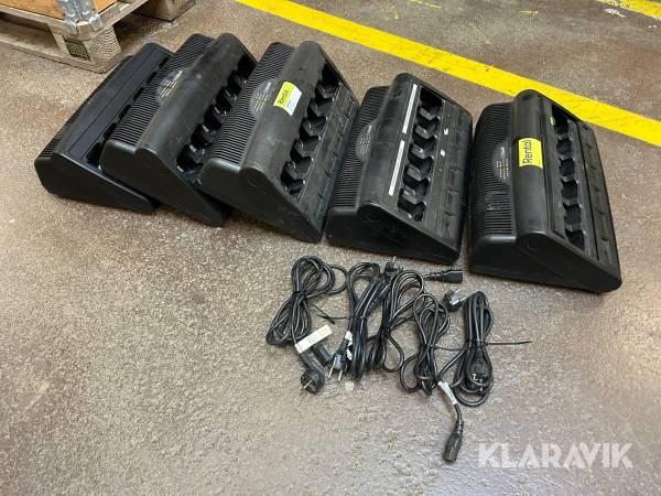 Laddare till Komradio Motorola DP3400/DP4400 5 st 6-fack