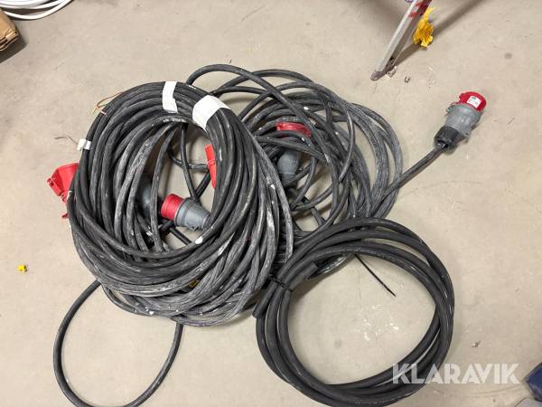 Skarvkabel 3-fas 16A 4st