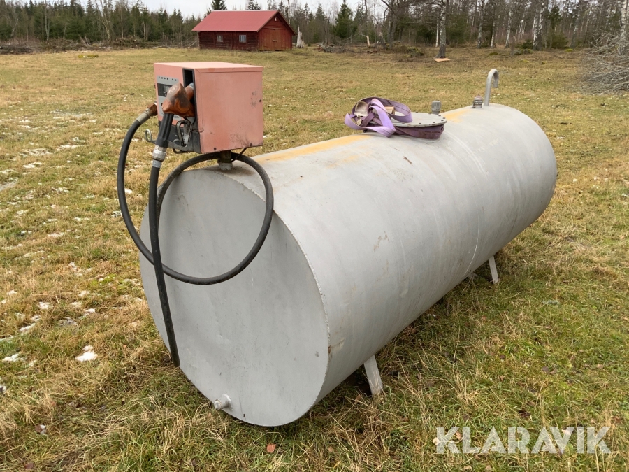 Dieseltank 3000 liter med elpump