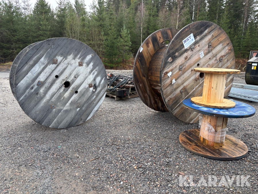 Parti med kabeltrummor