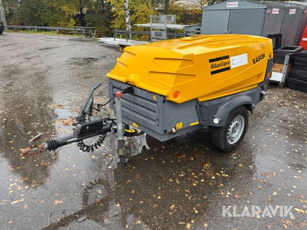 Släpvagnskompressor Atlas Copco XAS 67