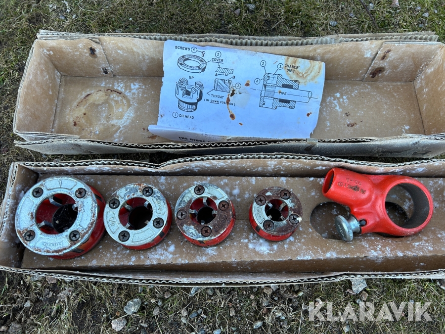 Gängverktyg/gängsats Ridgid