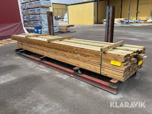 Virkespaket impregnerad trall B-kvalite 28x145 575 Löpmeter