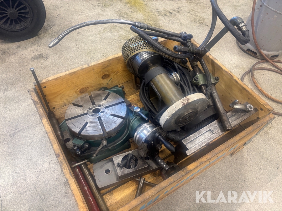 Rundmatningsbord och slip