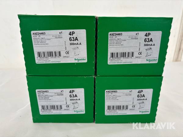 Jordfelsbrytare Schneider 63A