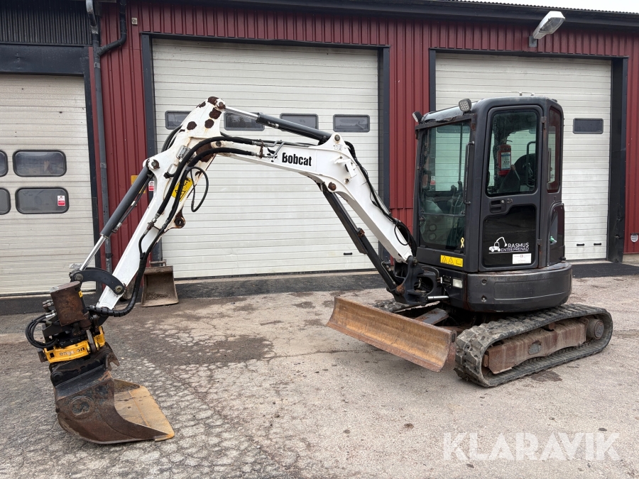Grävmaskin Bobcat E26 Engcon S40