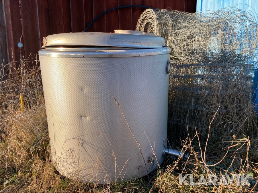 Mjölktank Rostfri 600 liter