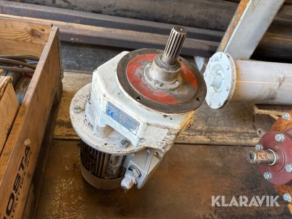 Motor med växel Siemens/Scutti till transportskruv
