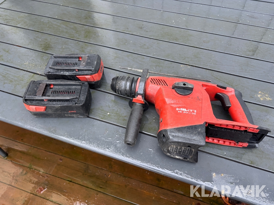 Slagborr Hilti TE 30-A36 med 2 batterier
