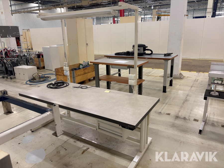 Arbetsbänk Gigant höj & sänkbar